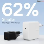 Củ Sạc Nhanh Baseus GaN5 Fast Charger Mini 1C 30W Cho iPhone 14 13 12 11 Pro Max (Nhỏ gọn, sạc nhanh PD/Quick Charge) Củ Sạc Nhanh Baseus GaN5 Fast Charger Mini 1C 30W Cho iPhone 14 13 12 11 Pro Max (Nhỏ gọn, sạc nhanh PD/Quick Charge)